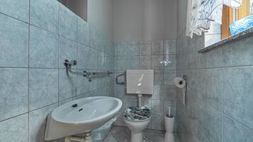 Family House, Multiple Bedrooms, 2 Bathrooms (Kunstek Farmhouse With Sauna) | Bathroom | Shower, hair dryer, towels, soap