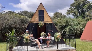 Terrace/patio - Glamping Nool (Huiloapan de Cuauhtémoc)