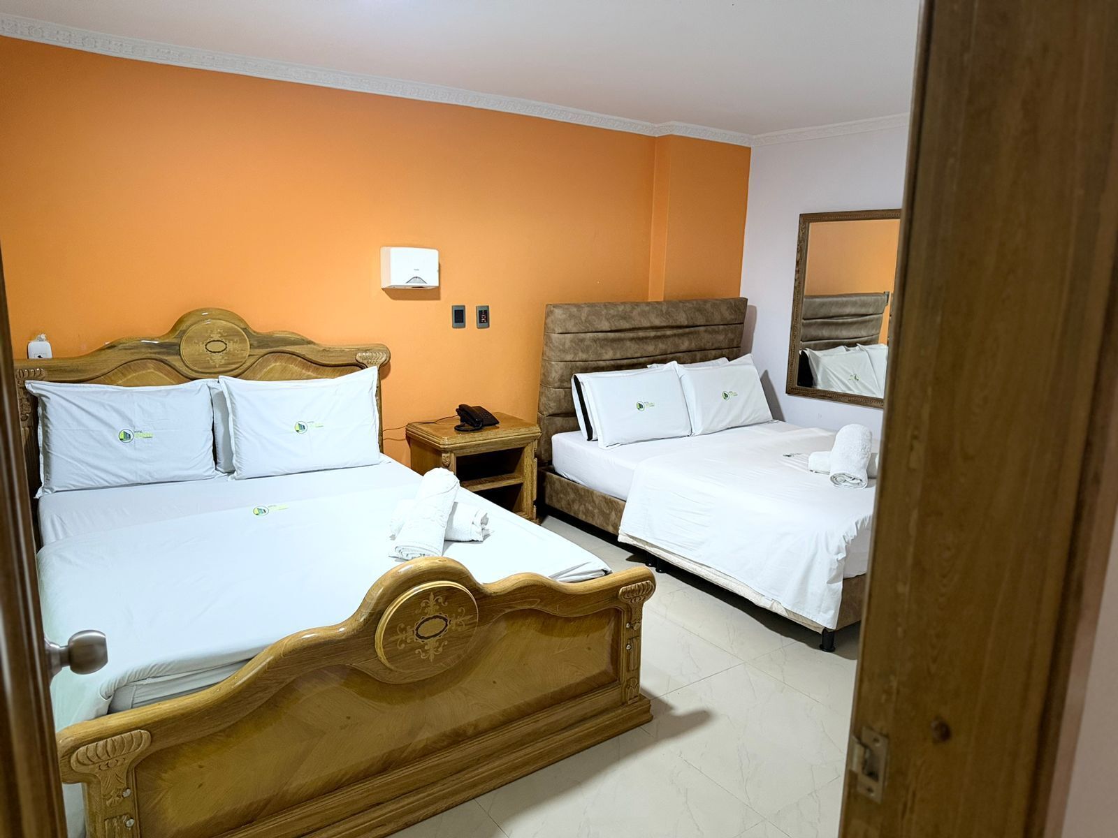 Free WiFi, bed sheets