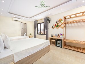 Minibar, sistema de insonorización, wifi gratis y ropa de cama 