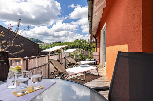 Ferienwohnung "Lammerberg" mit Balkon und WLAN