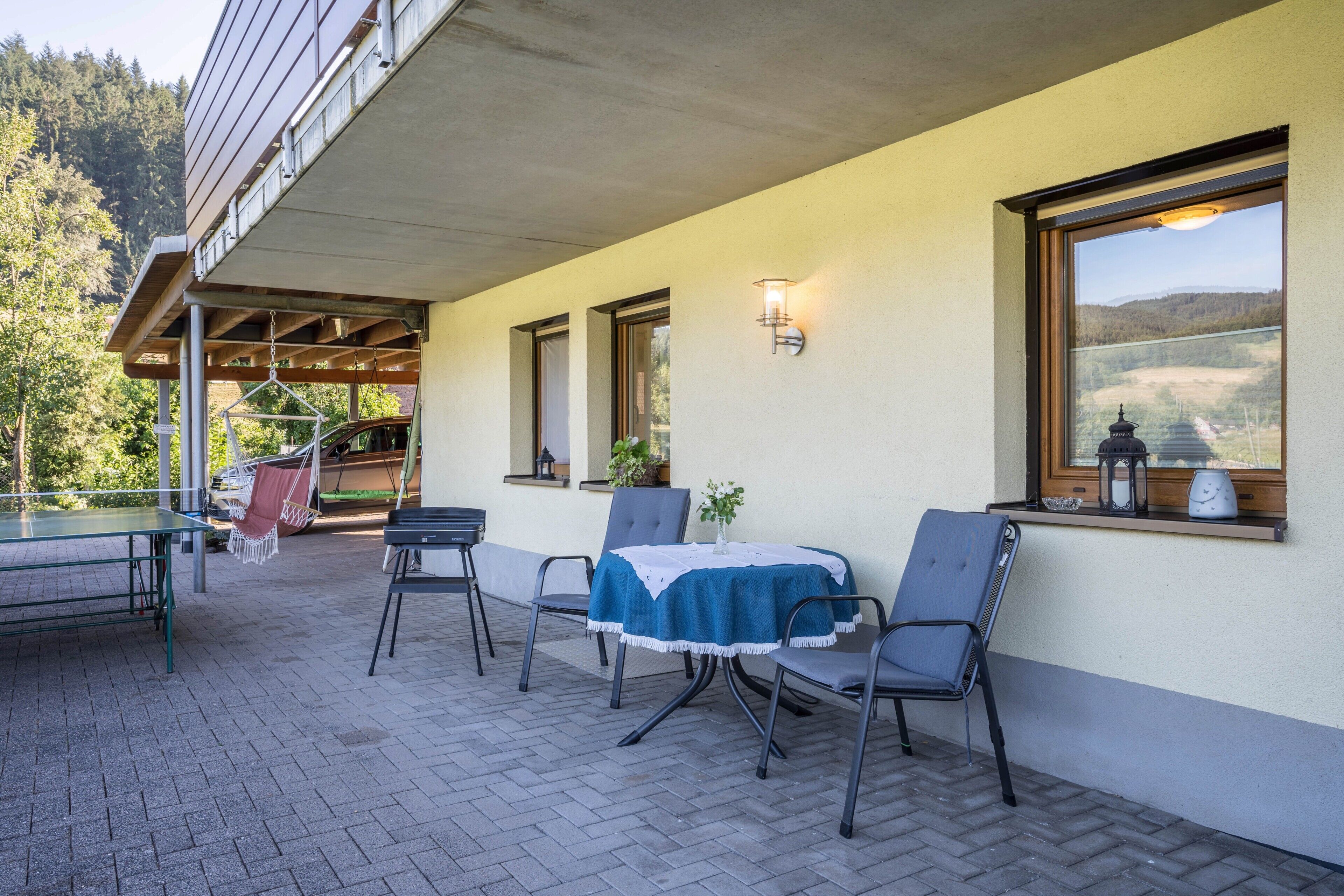 屋外ダイニングエリア