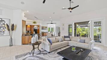 TV connectée, cheminée