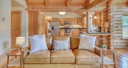 See Fall's Changing Colors! Stellar Riverfront Cabin with Hot Tub, Fireplace, Acreage & Pet-Friendly