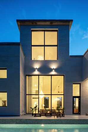 Voorkant van accommodatie