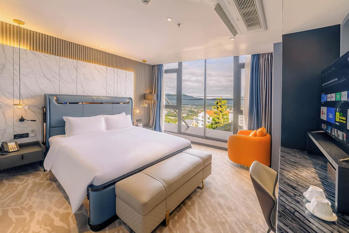 Deluxe-Doppelzimmer | 1 Schlafzimmer, Select-Comfort-Betten, Minibar, Schreibtisch