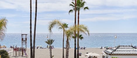 On the beach