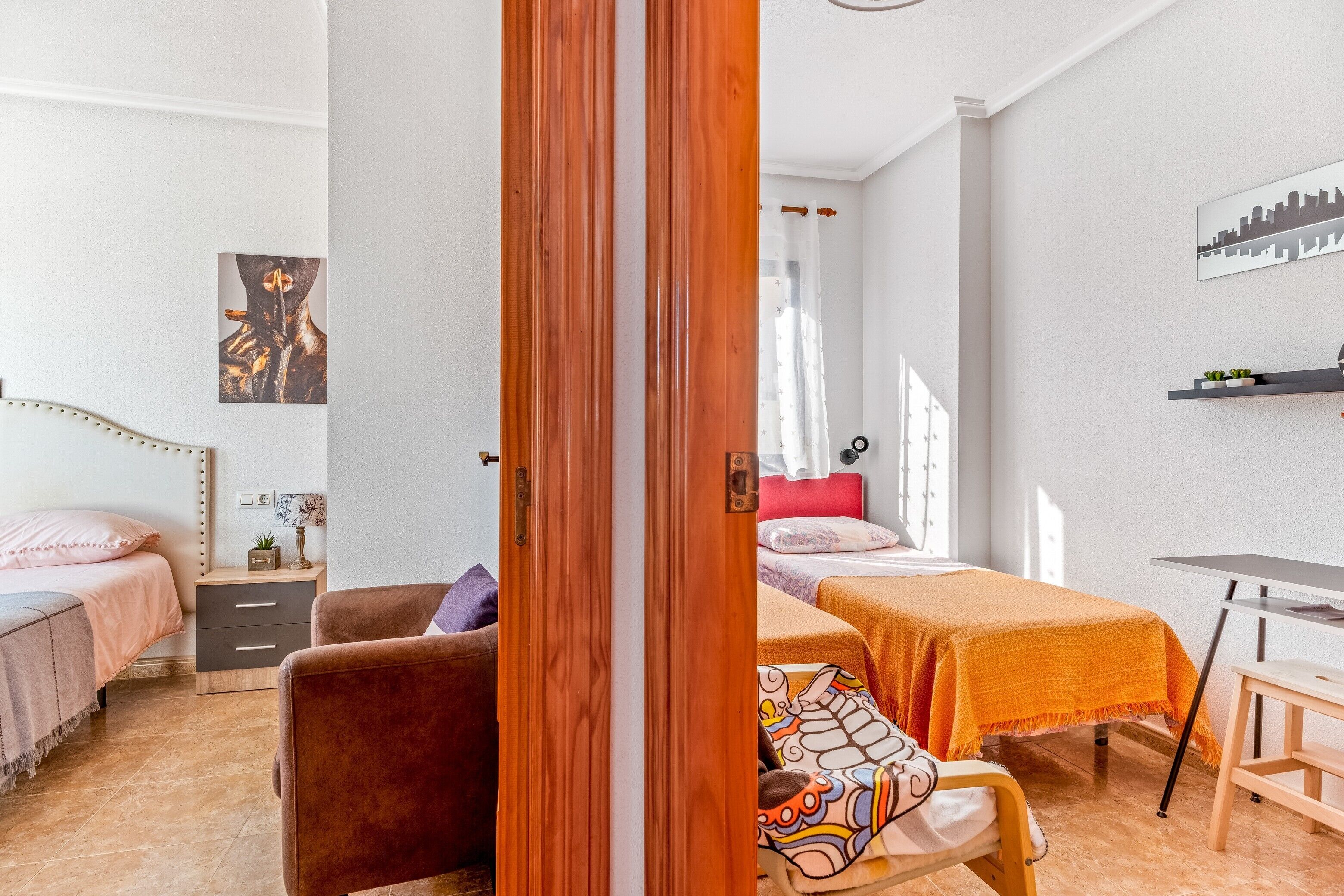 2 chambres, Wi-Fi gratuit, draps fournis