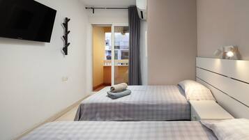 2 habitaciones, tabla de planchar con plancha y wifi gratis