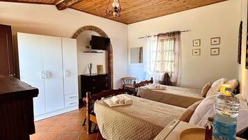 1 camera, Wi-Fi gratuito, lenzuola