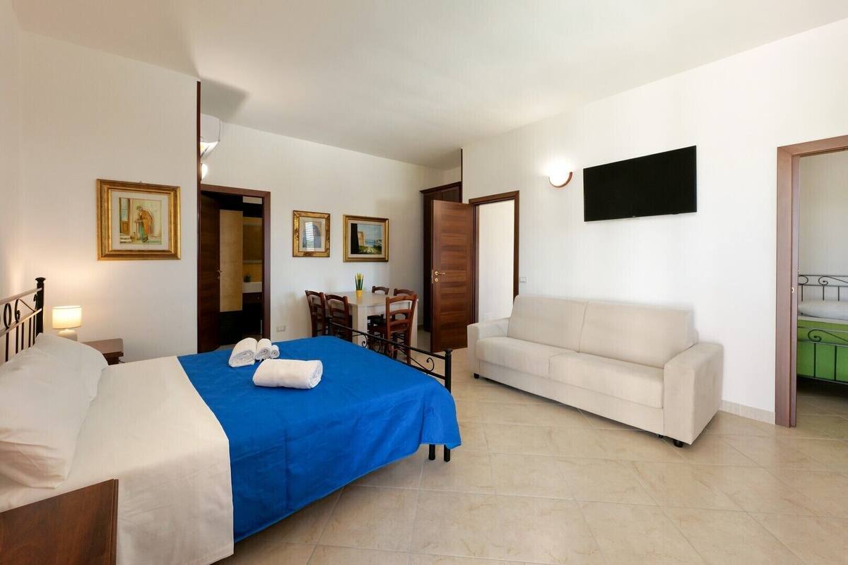 Comfort Apartment, Pool View | Living area | 43-inch LED TV with digital channels, TV