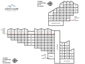 Floor plan - Comfortable 1-Bedroom, Ski-in/Ski-out, Near Shops (La Tania)