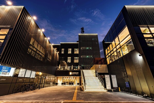 Façade de l’hébergement