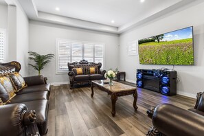 TV connectée, cheminée