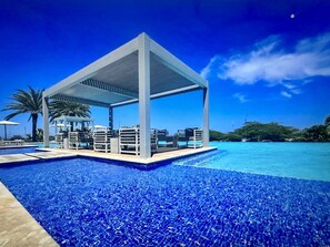 An infinity pool