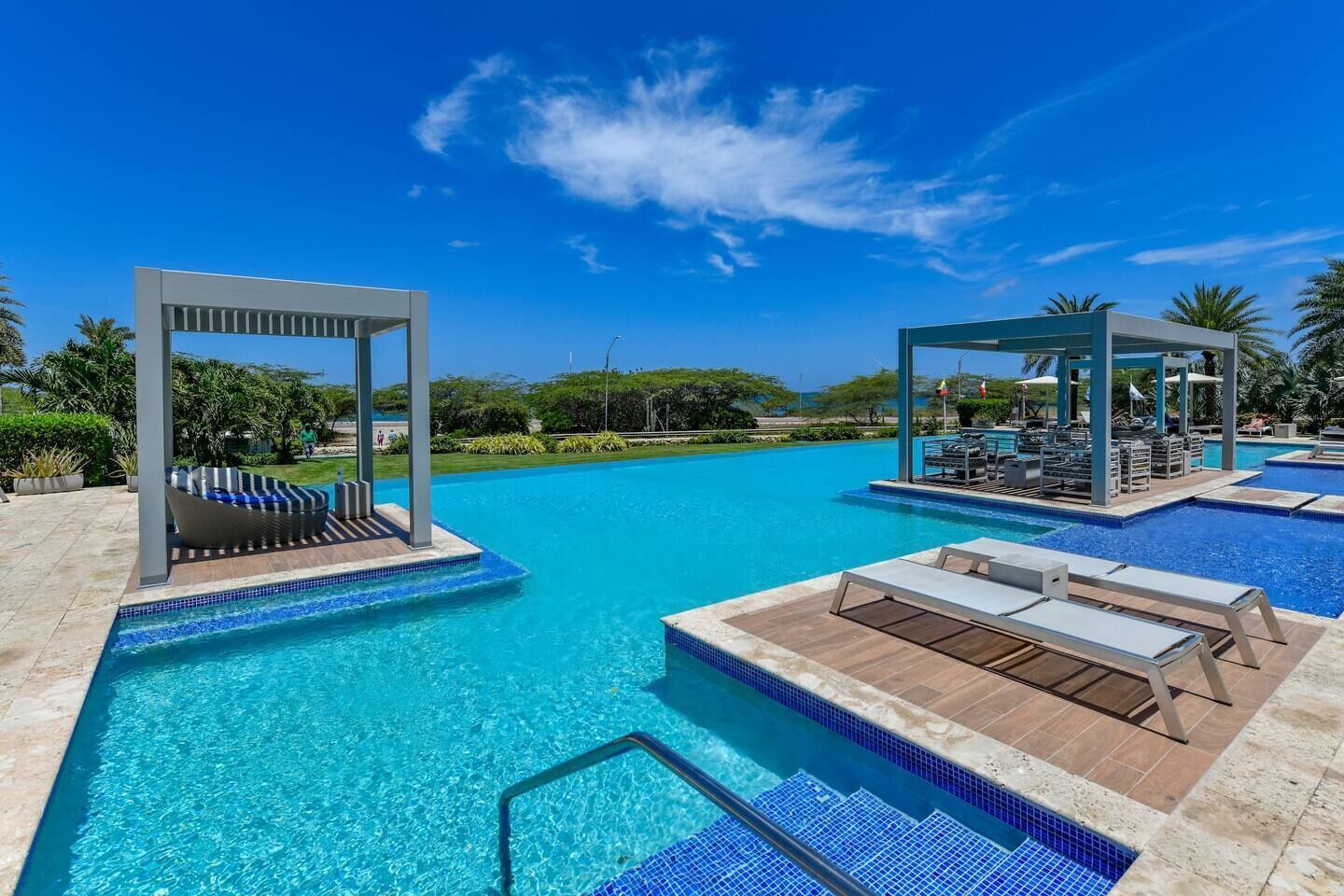 An infinity pool