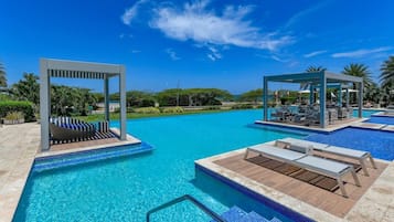 Piscine à débordement