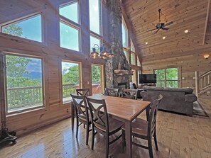 Télévision, cheminée