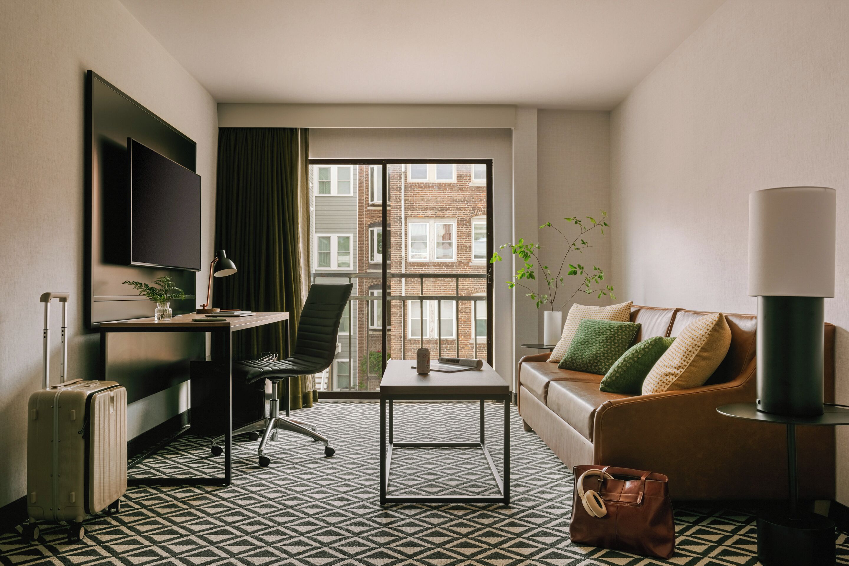 The Arcadian powered by Sonder | Spacious King Room w/ Street View