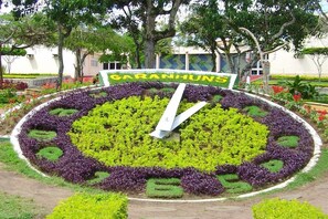 Vue sur la ville depuis l’hébergement