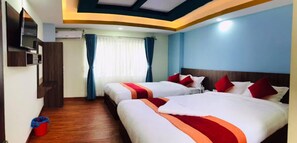 Triple Room | Free WiFi, bed sheets - MeroStay 194  Hotel Bhagawati Inn (Kathmandu)
