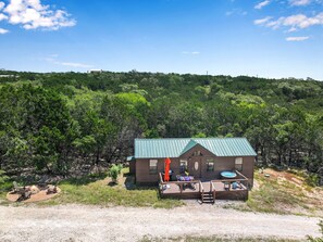 Terrace/patio - Terlingua at the Bend I Wimberley, seclusion, views (Wimberley)