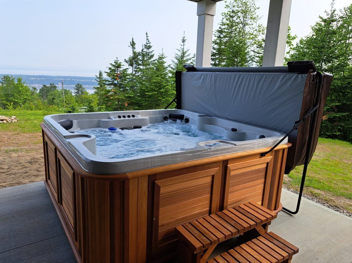 Bain à remous extérieur