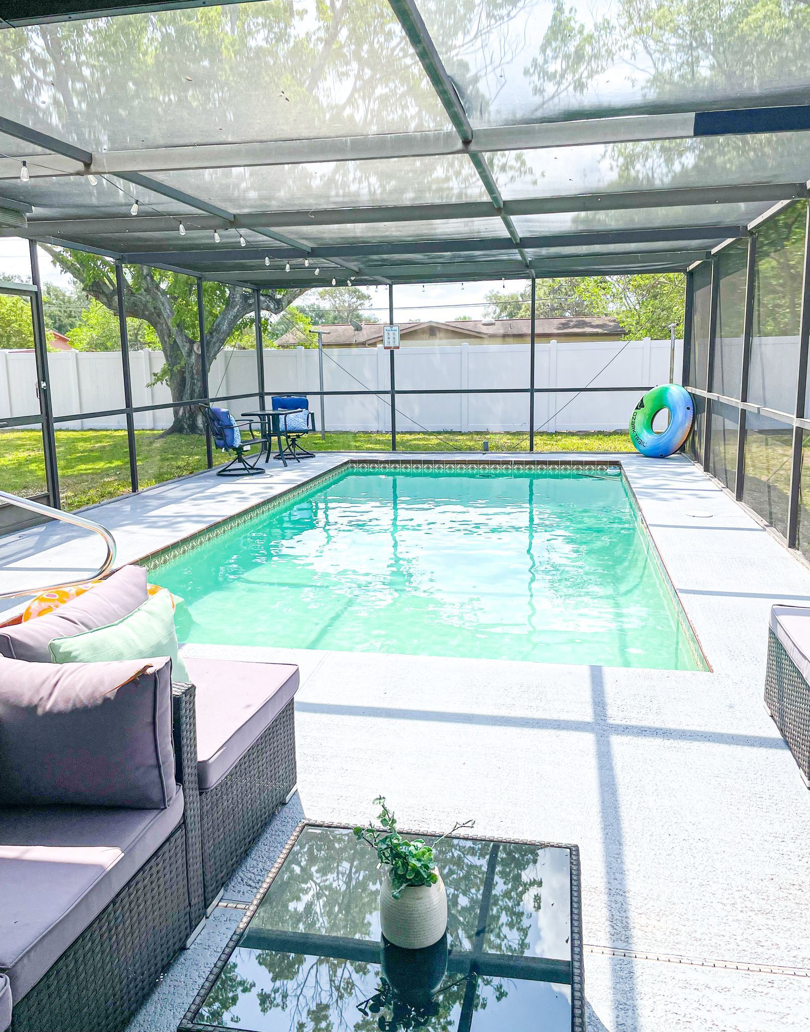 Alberca al aire libre 