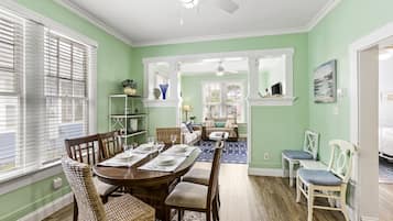 House, Multiple Beds, Patio, Beach View | Dining