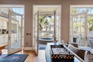 50-inch TV with cable channels - 8 Mizzenmast Court at The Sea Pines Resort (Hilton Head Island)