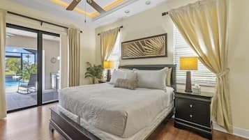 House, Multiple Beds, Patio, Pool View | View from room