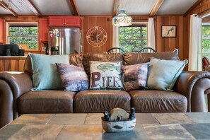 TV connectée, cheminée