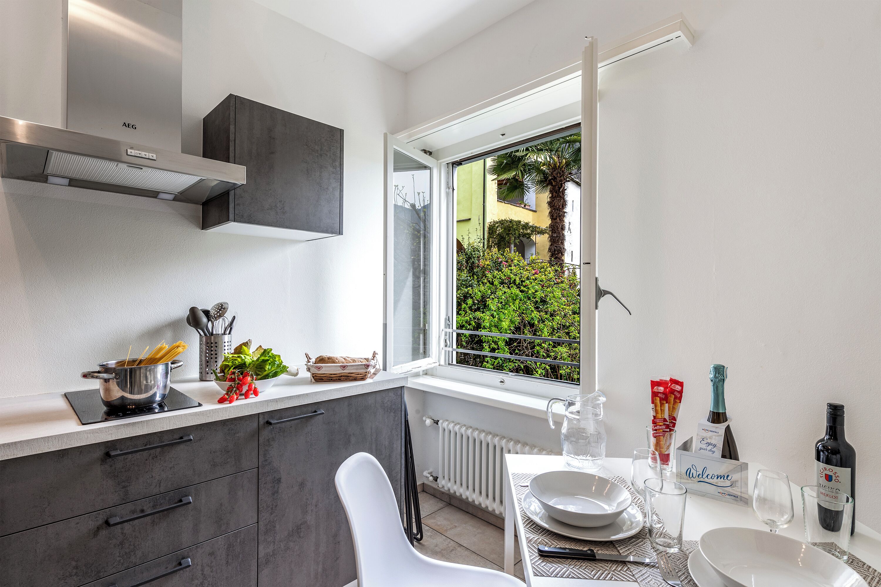 Studio Familial, climatisation (Serenata 3 - Cavigliano Studio with) | Restauration