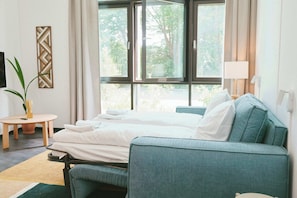 1 多间卧室、熨斗/熨衣板、WiFi、床单