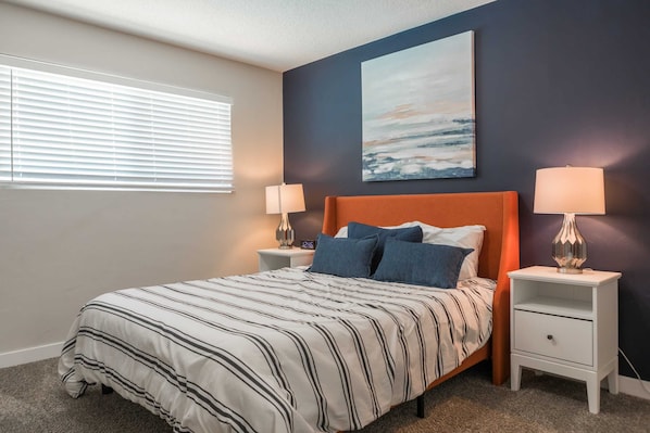 4 bedrooms, iron/ironing board, travel crib, WiFi