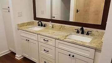 Hair dryer, towels