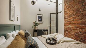 2 habitaciones, ropa de cama hipoalergénica y decoración personalizada