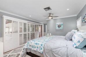 5 bedrooms, iron/ironing board, travel cot, WiFi
