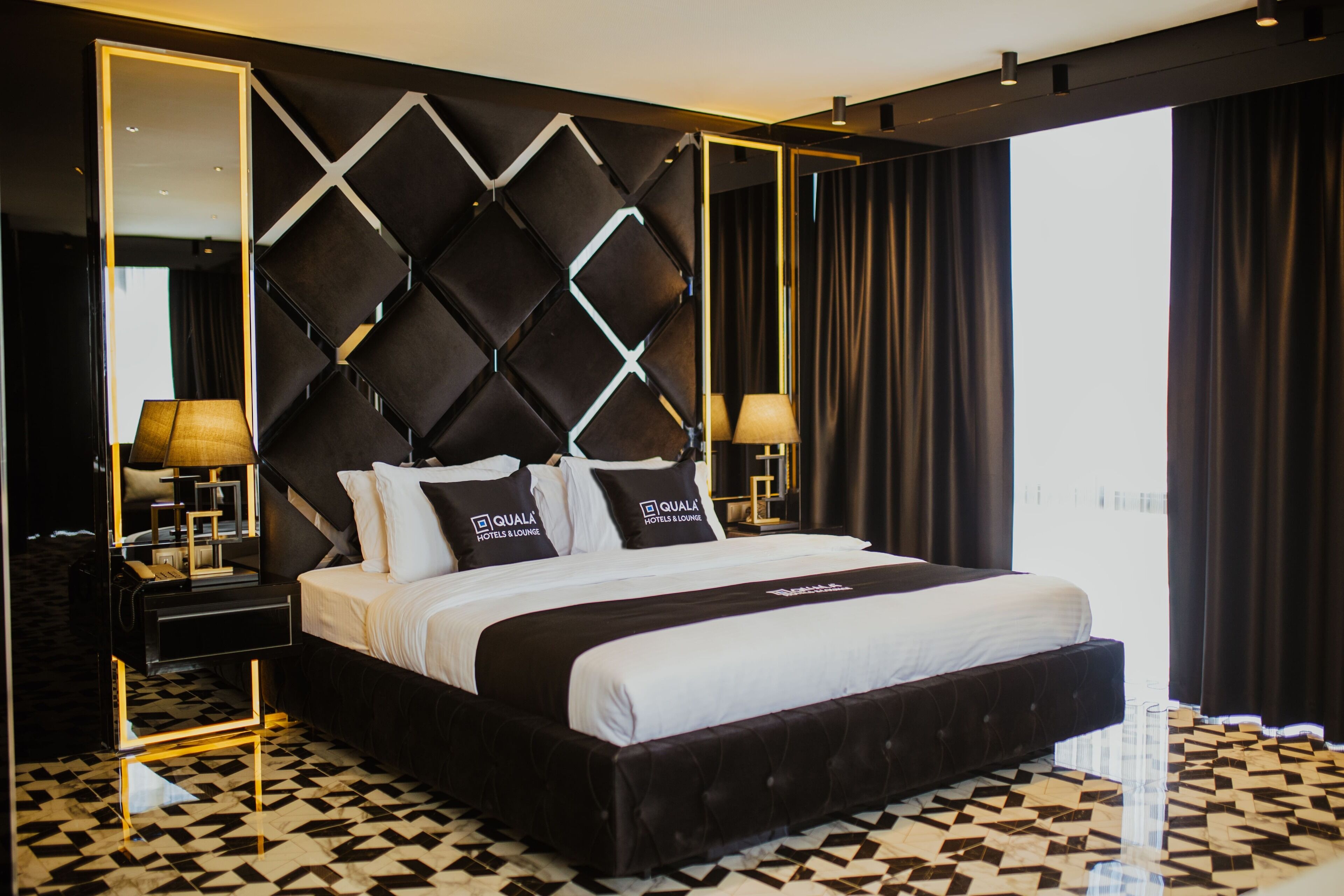 Bộ trải giường bằng vải cotton Ai Cập, bộ đồ giường cao cấp, bàn 