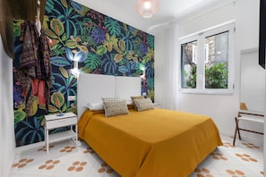 Apartamento, 1 quarto, cozinha, vista para o mar | 1 quarto, roupas de cama de algodão egípcio, roupas de cama premium