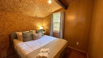 Blackout curtains, iron/ironing board, WiFi, bed sheets