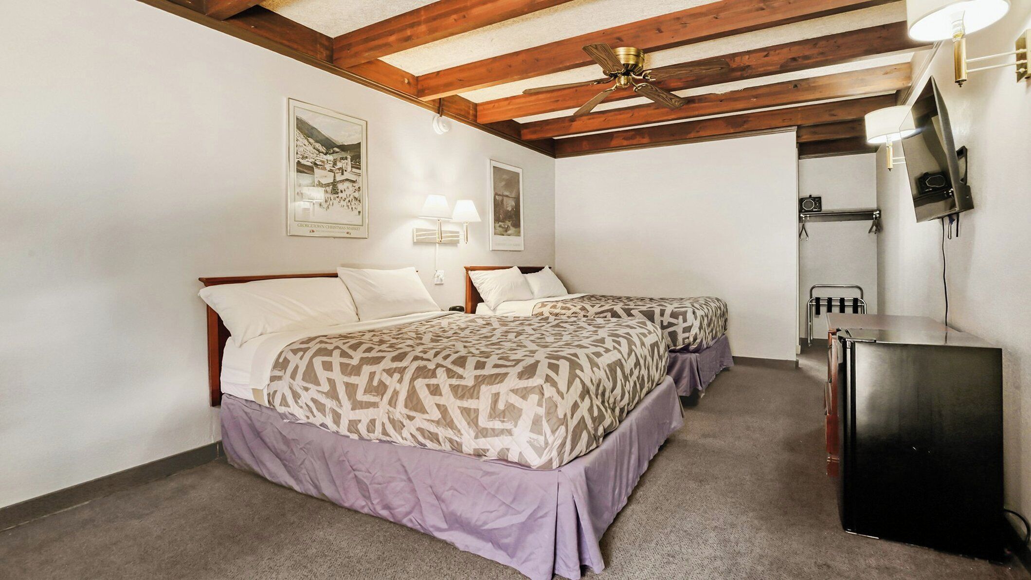 Room, 2 Queen Beds | Desk, iron/ironing board, free WiFi, bed sheets