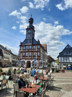 Outdoor dining - 1 Bedroom Apartment in Lorsch (Lorsch)