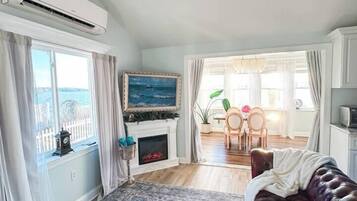 TV connectée, cheminée