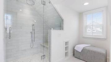 Shower, hair dryer