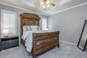 3 bedrooms, iron/ironing board, travel crib, free WiFi