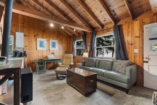 Living room to watch your favorite flicks when the weather isn`t cooperating