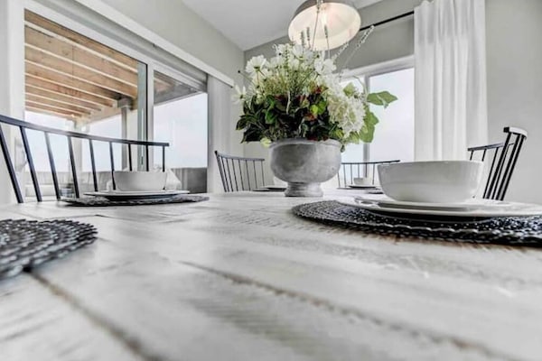Upstairs kitchen table
