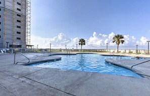 Indoor pool, outdoor pool