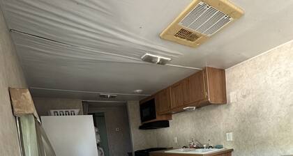 Camper located in the heart of Burr Oak State Park